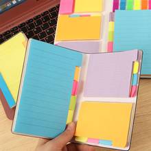 6 Color Scheduler Paper Self Adhesive Notepad Planner Stickers Index Memo Pad Sticky Notes Bookmarks Flags Index Tabs 2024 - compre barato