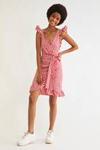 Trendyol Belted Plaids Dress TWOSS21EL1607