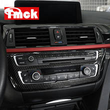 Accesorios para coche BMW Serie 3 4 GT F30 F32 F34 2013-2019 ABS, interruptor de botón de Control Central, Panel de CD, Marco embellecedor, pegatina 2024 - compra barato