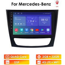 Radio con GPS para coche, reproductor con Android 10, para Mercedes Benz Clase E W211 CLS clase W219 W209 2001-2011 E200 E220 E300 E350 E240 E270 2024 - compra barato