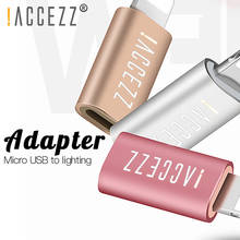 ¡! ACCEZZ-Adaptador de iluminación Micro USB para iphone, convertidor OTG de carga de datos de sincronización para ipad Mini, para iphone X, XS, XR, 6, 7, 5 Plus 2024 - compra barato