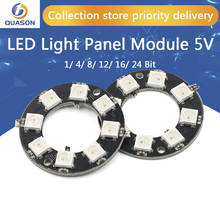 4 8 12 16 channel WS2812 WS2812B WS 2811 5050 RGB LED Lamp Panel Module 5V 1Bit 4Bit 8Bit 12Bit 16Bit 24Bit Rainbow LED Precise 2024 - buy cheap