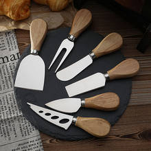 Cuchillo de acero inoxidable con mango de madera para pan, carne, queso, Pizza, herramienta para hornear, plato de mantequilla 2024 - compra barato