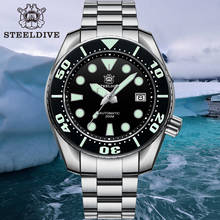 Steeldive SD1971 Diver Watch For Men Black Dial NH35 Movement Automatic Mechanical Watches 20Bar Sapphire BGW9 Luxury Top Brand 2022 - buy cheap