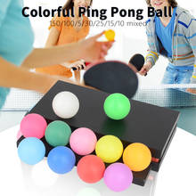 Pelotas de Tenis de mesa de entretenimiento, 10/15/25/30/50/100/150 Pelotas de Ping Pong, coloridas, sin patrones, 40mm 2024 - compra barato