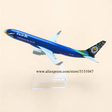 Boeing-avión azul tailandesa NOK Air, modelo de avión de aleación de Metal, escala 737, 16cm, B737 2024 - compra barato