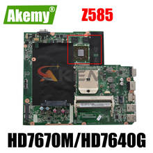 Dalz3cmb8e0 placa-mãe do portátil para lenovo ideapad z585 original mainboard amd HD7670M-2GB 2024 - compre barato