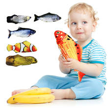 Игрушка-имитация рыбки для детей, инструмент для обучения кошек и домашних животных, игрушка для жевания мятной рыбки, Детская модель животного, когнитивный интерактивный подарок 2024 - купить недорого