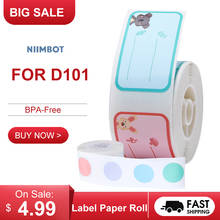 Original Niimbot D101 Thermal Label Paper for D101 Label Printer Barcode Price Size Name Blank Labels Waterproof Tear Resistant 2024 - buy cheap