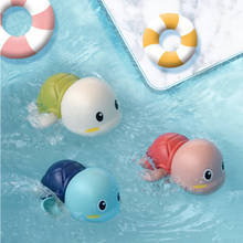 Single Sale Cute Cartoon Animal Tortoise Classic Baby Water Toy Infant Swim Turtle Wound-up Chain Clockwork Kids Beach Bath Toys 2024 - buy cheap