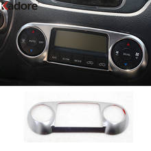 Capa do painel de controle central para hyundai tucson ix35, 2011, 2012, 2013, 2014, 2015 abs, adesivo, acessórios automotivos 2024 - compre barato