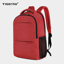 Tigernu mochila anti-roubo para laptop feminina, bolsa de carregamento usb para viagens escolares fashion feminina 2024 - compre barato