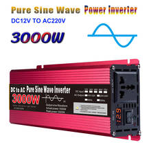Pure Sine Wave Inverter DC12V 24V To AC 220V 1000W 1600W 2200W 3000W 50Hz 60Hz Voltage Transformer Power Converter SolarInverter