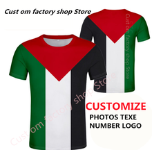 Camiseta de Oriente Medio para hombre, prenda de vestir, con estampado de la bandera de Israel, con nombre personalizado y número de la palestina, con foto 2024 - compra barato