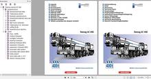 Manual de treinamento técnico, diagrama e manual de operação para guindaste terex demag, modelo completo 2024 - compre barato