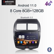 PX6 10,1 "TDA7851 2 din Android 11,0 4GB RAM 64GB ROM reproductor de DVD del coche GPS RDS autoradio Bluetooth 5 para MITSUBISHI ASX 2010-2012 2024 - compra barato