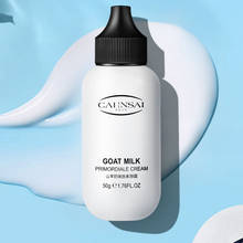 Creme facial de rejuvenescimento de leite de cabra, base hidratante natural, creme nutritivo para iluminação da pele 2024 - compre barato