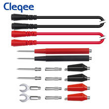 Cleqee P1500 Test Lead Kit Replaceable Test Wire Probe for Digital Multimeter Feeler Crocodile Alligator Clip Test Pins Needles 2024 - buy cheap