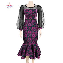 Vestidos de musselina de manga comprida, vestidos femininos casuais de casamento com datas, vestidos africanos para mulheres wy4761 2024 - compre barato