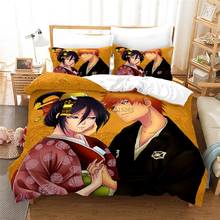 Popular BLEACH 3d Bedding Set Duvet Cover Set with Pillowcase Cartoon Anime Bed Cover Set Twin Full Queen King Size Bedclothes 2024 - buy cheap