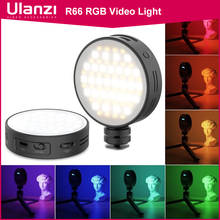 Ulanzi-Luz LED R66 RGB para vídeo, iluminación de fotografía a todo Color 360, CRI 95, 2000mAh, luz Vlog recargable para vivo 2024 - compra barato