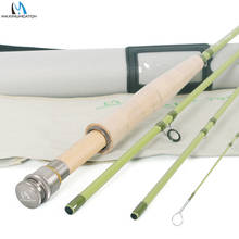 Maximumcatch vara de pesca voadora ultra lite, 1/2/3wt, 6-7.6ft, médio e rápido, com tubo de cordura 2024 - compre barato