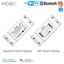 Moes DIY WiFi Smart Light Switch Universal Breaker Timer Smart Life APP Wireless Remote Control Works with Alexa Google Home 2024 - buy cheap