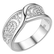 Bohemian Vintage X Shape Silver Color Cross Rings for Women Wedding Trendy Jewelry Large Eternity Rings Anillos 2024 - buy cheap