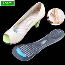 Tcare massagem nos pés cuidados 3/4 palmilhas de salto alto silicone gel palmilhas para as mulheres sapatos de salto inserções ajudar a aliviar a fasciite plantar 2024 - compre barato