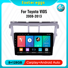 Eastereggs para toyota vios 2008-2013 ano 2 din android 9 Polegada carro wifi gps google igo navegação rádio multimídia jogador 2024 - compre barato