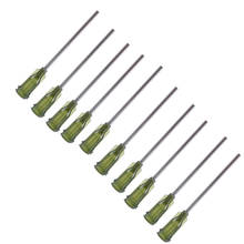 50pcs/set Dispensing Needles Stainless Steel Syringe Tip Needle 1.5" Length 14 Gauge Olive Syringes for Mixing Many Liquid 2024 - compra barato