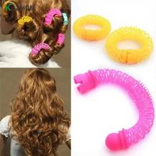 8 Uds. Rizos para el cabello DIY accesorios herramientas para el pelo cabello mágico rizador espiral rulos rosquillas 2024 - compra barato