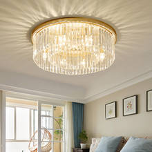 Luces de techo Led modernas para sala de estar, dormitorio, sala de estudio, plafón de cristal, decoración del hogar, lámpara de techo avize 2024 - compra barato