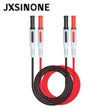 JXSINONE-multímetro P1032, Cable de prueba moldeado por inyección, 4mm, línea de prueba de enchufe Banana, Cable de prueba recto a Curvo 2024 - compra barato