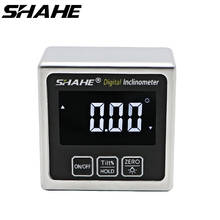 shahe Aluminum Alloy Digital Level Box Protractor Angle Finder Level Gauge Bevel  Inclinometer Magnetic Base in Bottom 2024 - buy cheap