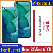 Pantalla Original para Huawei Honor V30, montaje de digitalizador LCD, pantalla táctil aplicable a Huawei Nova 6, pieza de reparación 2024 - compra barato