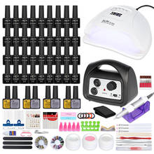 Manicure Kit Nail lamp Dryer Gel select 36/12 color Acrylic Nail Kit 35000/20000RPM Electric Nail Drill Nail Art Tools nail set 2024 - buy cheap