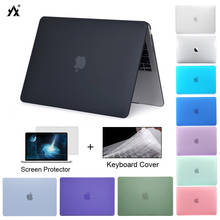 Laptop Case For Macbook Air 13 A2337 A2179 2020 A2338 M1 Chip Pro 13 12 11 15 A2289 New Touch Bar for Mac book Pro 16 A2141 Case 2024 - купить недорого
