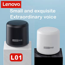 Original Lenovo L01 Bluetooth Speaker Portable Outdoor Loudspeaker Wireless Mini Column 3D Stereo Music Surround Bass Box Mic 2024 - buy cheap