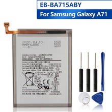 Replacement Battery EB-BA715ABY For Samsung Galaxy A71 SM-A7160 Replacement Phone Battery EB-BA715ABY 4500mAh 2024 - buy cheap