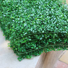 Christmas Decoration Artificial Plant Walls Foliage Hedge Grass Mat Greenery Panels Fence 40x60cm Simulated Lawn Home Decor