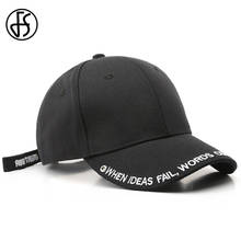 FS 2022 Summer Trendy Black Pink Baseball Cap For Men Women Long Strap Snapback Hip Hop Caps Casual Cotton Trucker Hats Bone 2024 - buy cheap