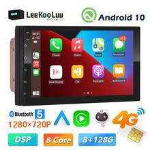 LeeKooLuu Car radio 2 din Android Multimedia Player 7" GPS Navigation Stereo Autoradio Bluetooth MirrorLink Carplay 4G WiFi DSP 2024 - buy cheap