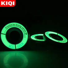 Luminous Glow Car Ignition Switch Decoration Key Ring Sticker for Volkswage Vw Passat Bora POLO GOLF 6 7 Jetta MK5 MK6 Tiguan 2024 - buy cheap