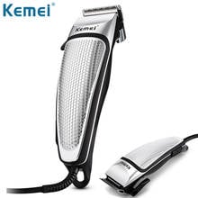 Kemei-aparador de cabelo, masculino, cortador de cabelo elétrico, lâmina de aço, antiderrapante, barbeiro, máquina de barbear, profissional 2024 - compre barato