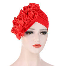 Hijab africano tampões com flor já feita auto aso oke gele headtie turbante cabeça envoltório chapéu das senhoras chapéu de automóvel para festa 1 conjunto 2024 - compre barato