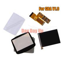 Tela lcd v2 com 10 níveis de luz para gba, tela ips com display de lcd, brilho ajustável para gameboy advance ips, 1 conjunto 2024 - compre barato