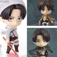 New Arrival Japan Anime Action Figure Game Attack on Titan Levi Ackerman 417# 10cm Cleaning Ver PVC 390 Model Collection Doll 2024 - buy cheap