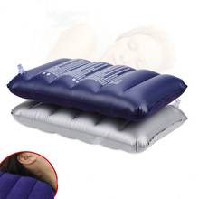 Portable Ultralight Inflatable PVC Flocking Air Pillow Sleep Cushion Travel Bedroom Hiking Beach Car Plane Head Rest Support 2024 - buy cheap