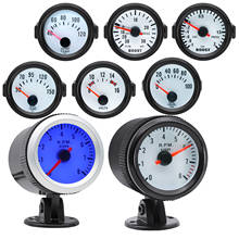 52mm turbo boost gauge psi oil temp oil press Air fuel gauge voltmeter tachometer turbo pressure gauge water temp Meter + Sensor 2024 - buy cheap